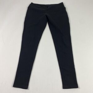 FIG Leggings Womens Large Black Pull On Stretch Yoga Pants Activewear Workout